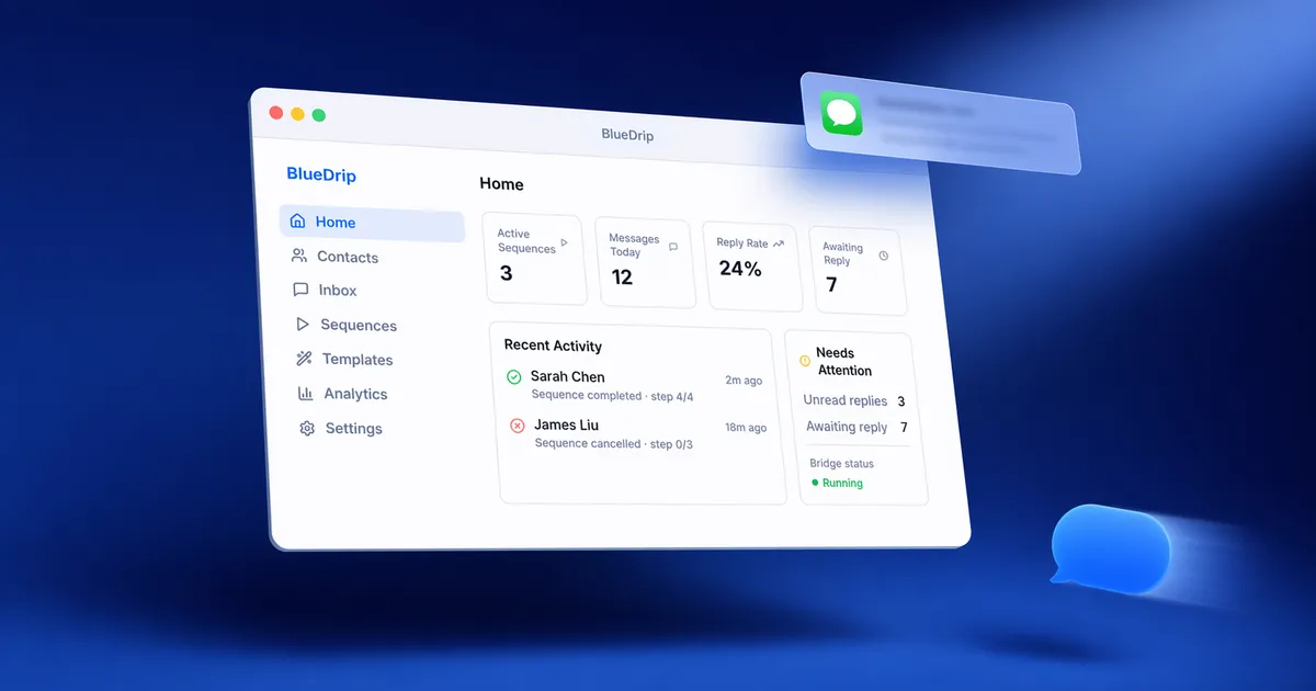 Your First Hour With BlueDrip